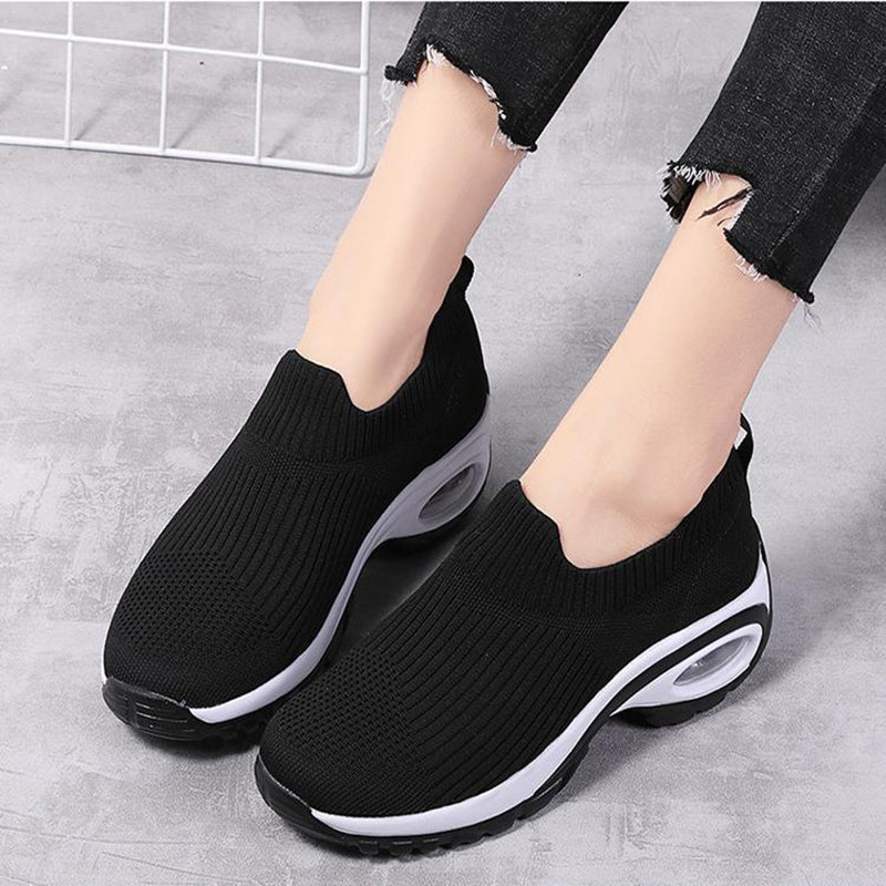 Air Cushion Running Sneakers - Breathable Mesh Shoes
