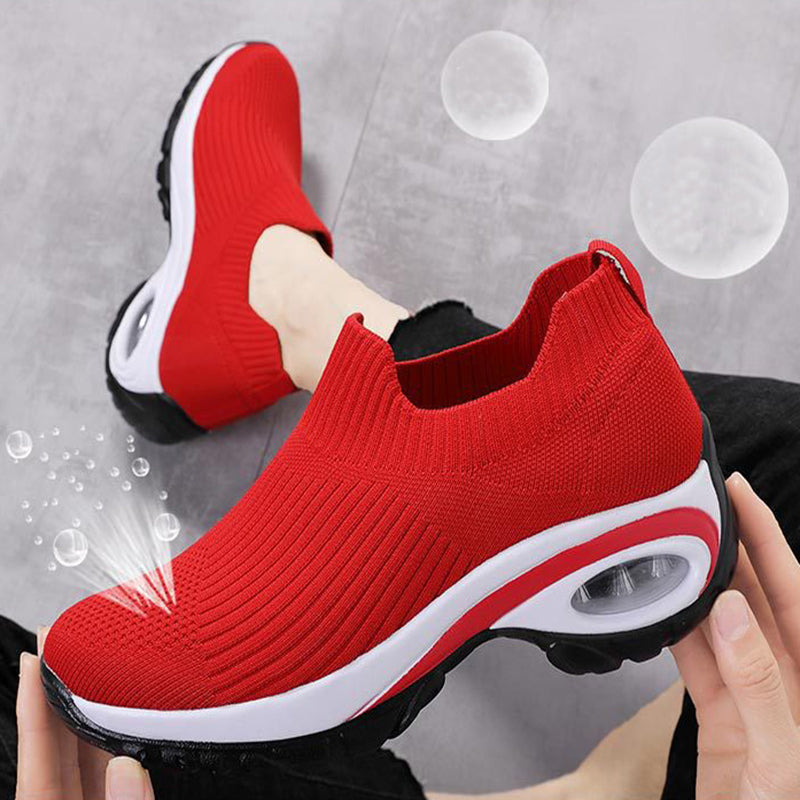 Air Cushion Running Sneakers - Breathable Mesh Shoes