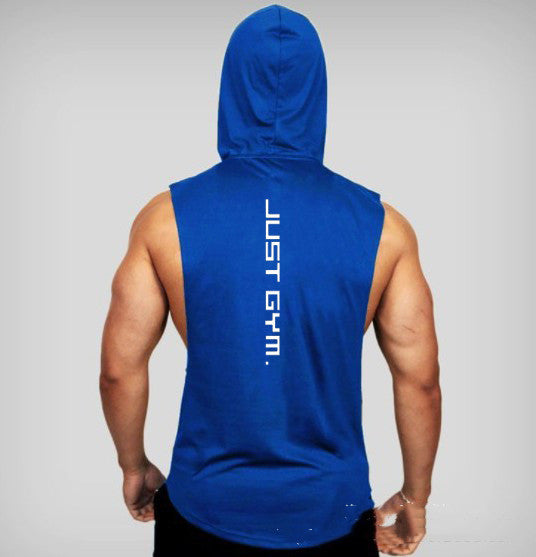 Hooded Fitness Tank - Loose Fit Training Vest