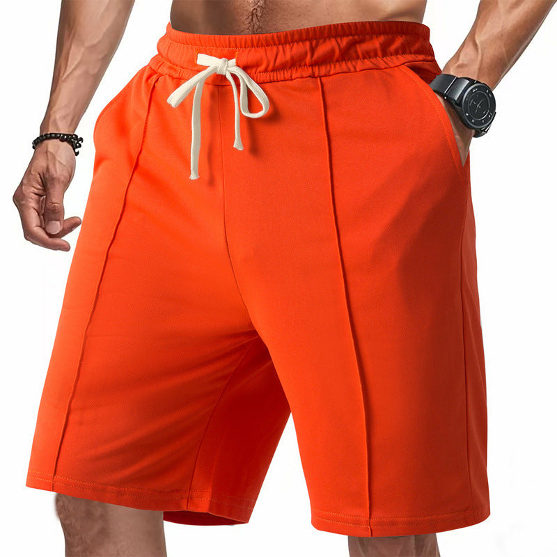 Men's Ribbed Sport Shorts - Casual Athletic Shorts