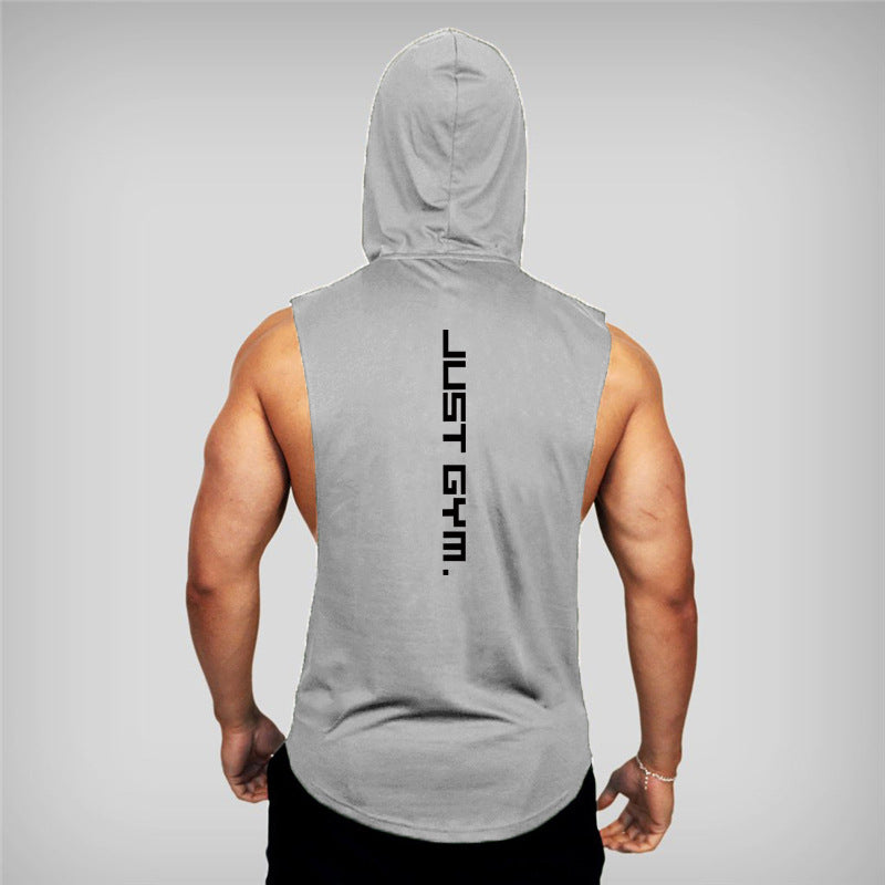Hooded Fitness Tank - Loose Fit Training Vest