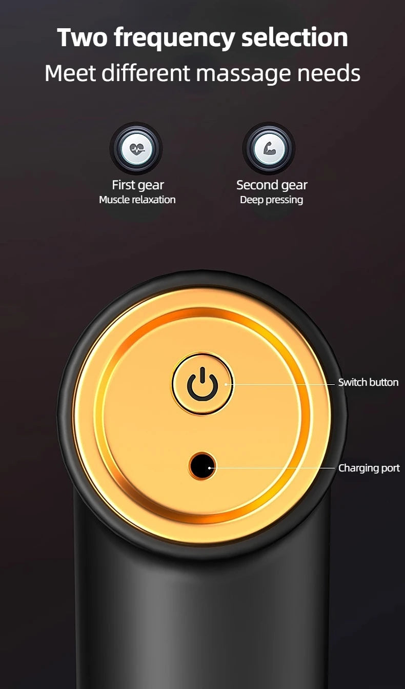 Portable Mini Massage Gun - Compact Percussion Therapy Device