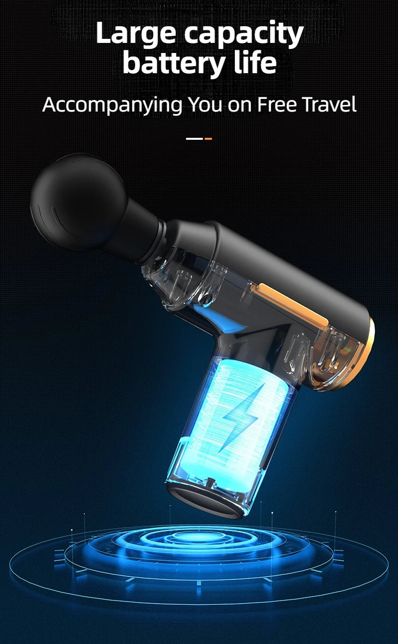 Portable Mini Massage Gun - Compact Percussion Therapy Device