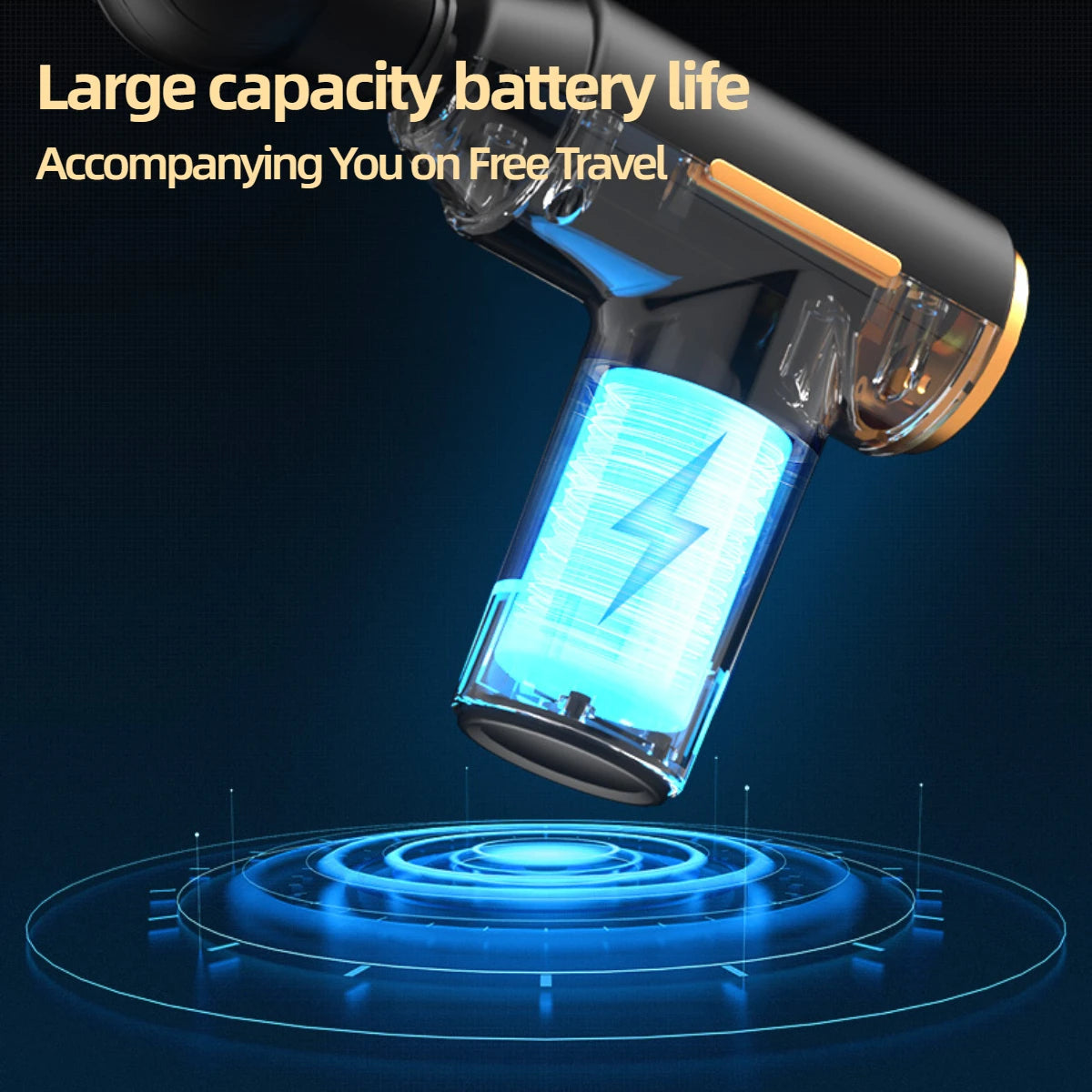 Portable Mini Massage Gun - Compact Percussion Therapy Device