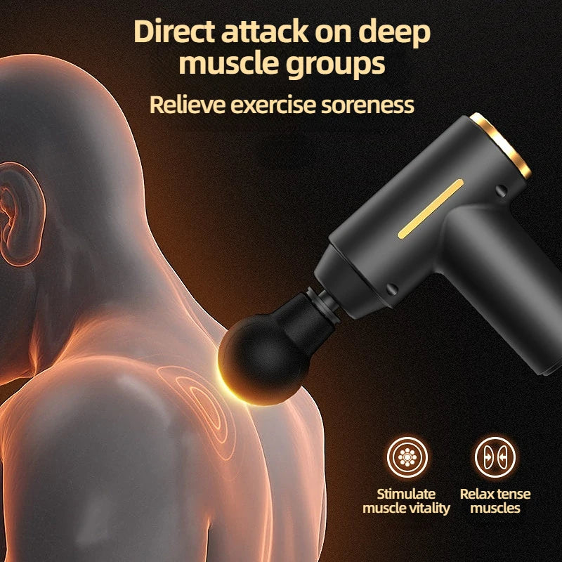 Portable Mini Massage Gun - Compact Percussion Therapy Device