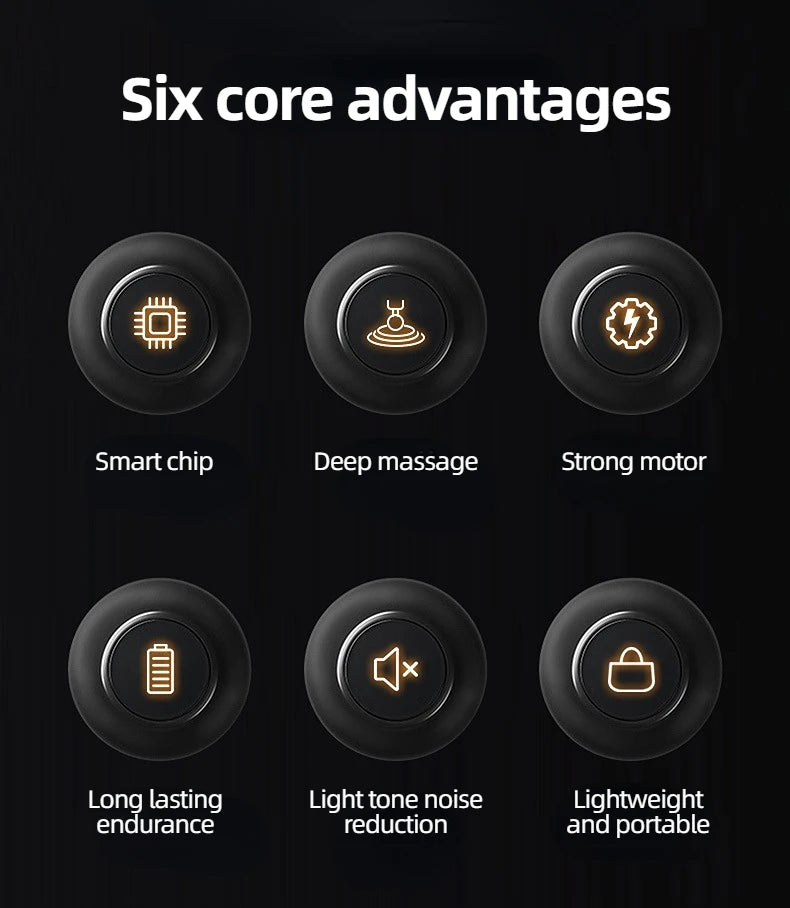 Portable Mini Massage Gun - Compact Percussion Therapy Device