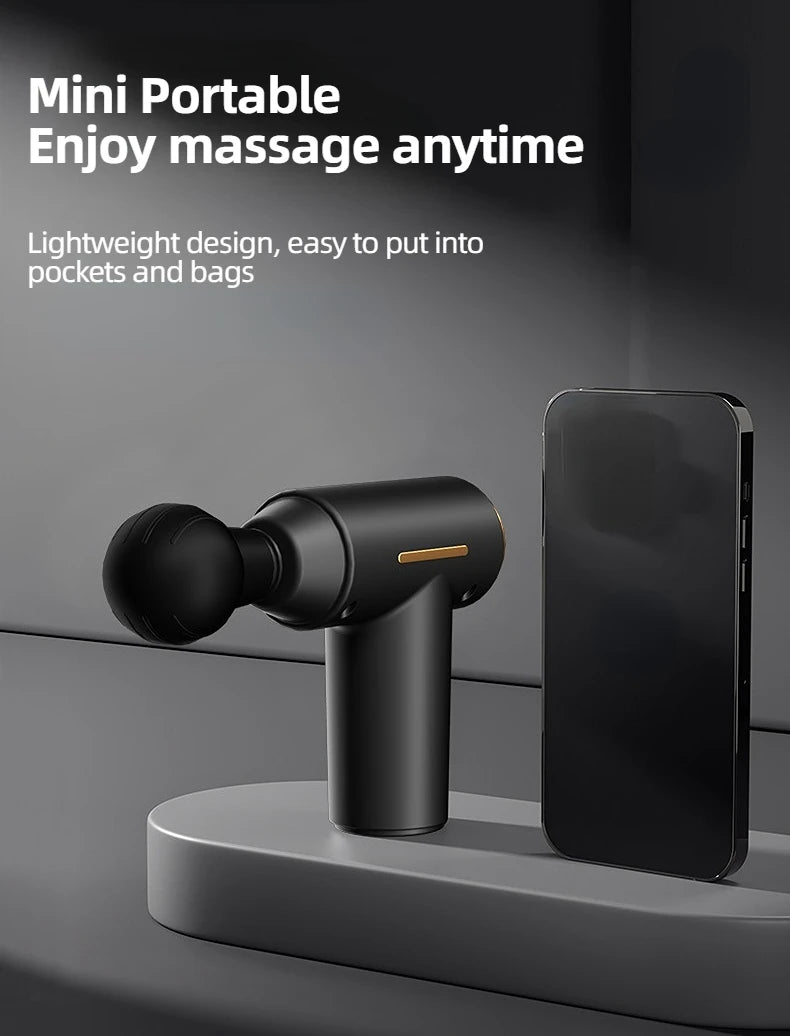Portable Mini Massage Gun - Compact Percussion Therapy Device