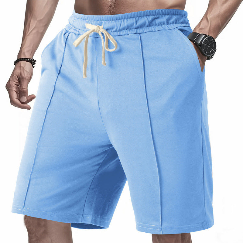 Men's Ribbed Sport Shorts - Casual Athletic Shorts