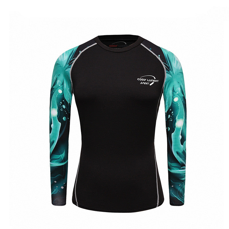 Women's Long Sleeve Yoga Top - Performance Training Shirt